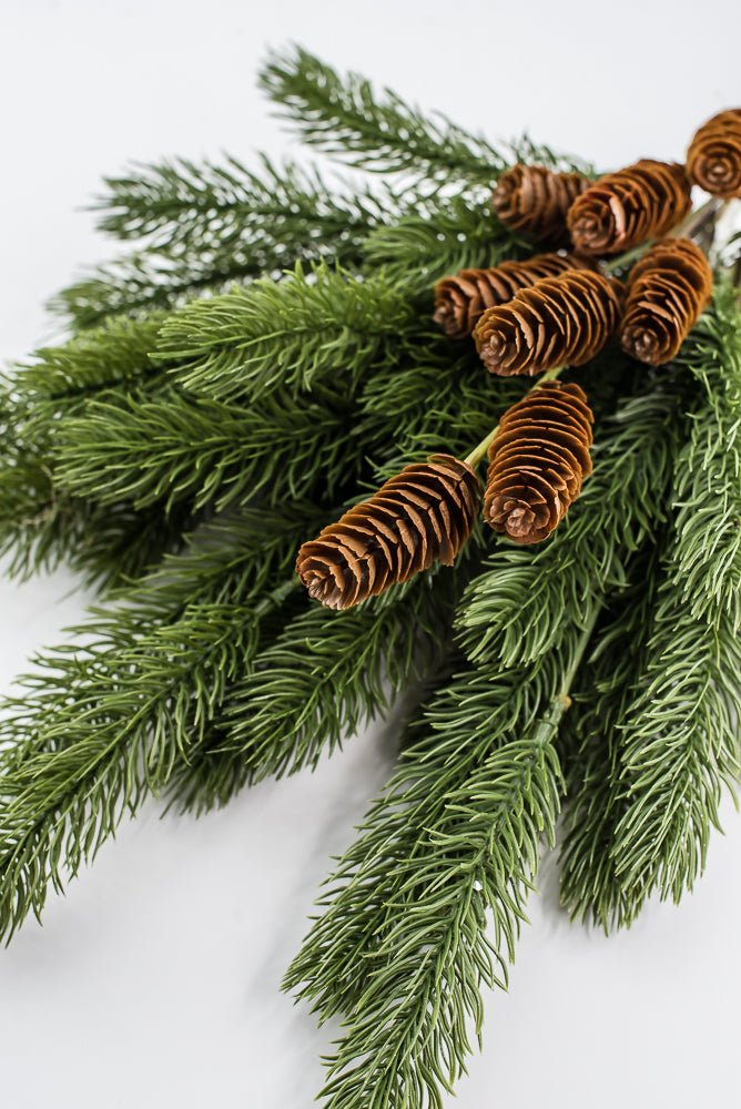 Artificial, Green Sitka Pine Bundle - 23" - Greenery Market2825273GR