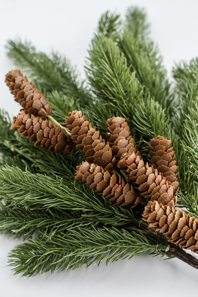 Artificial, Green Sitka Pine Bundle - 23" - Greenery Market2825273GR