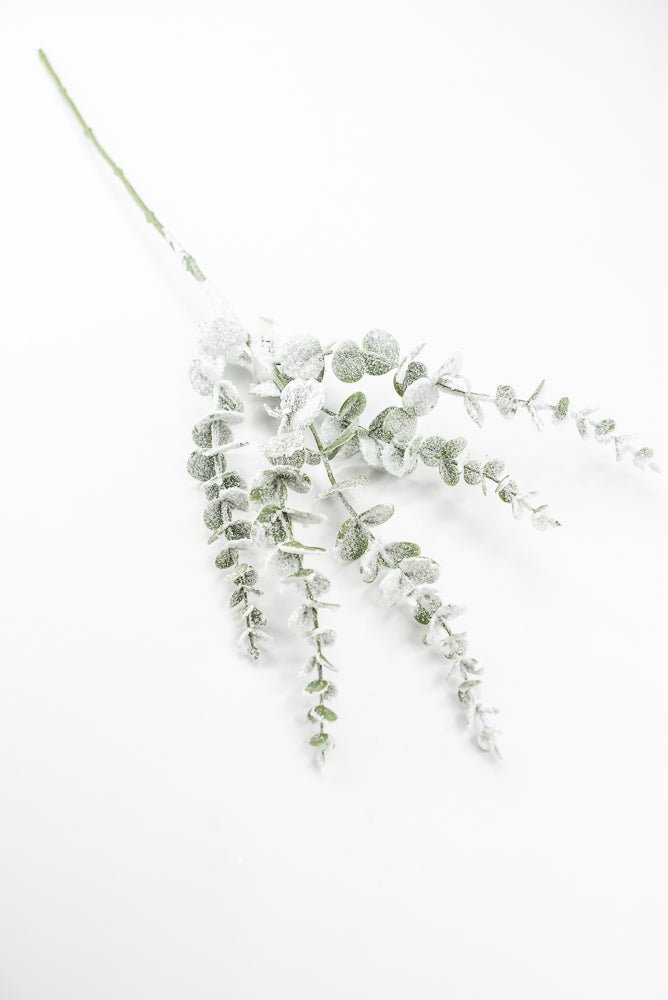Artificial Green Snowy Eucalyptus Spray - 29" - Greenery MarketArtificial FloraXF246