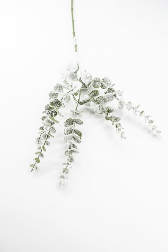 Artificial Green Snowy Eucalyptus Spray - 29" - Greenery MarketArtificial FloraXF246