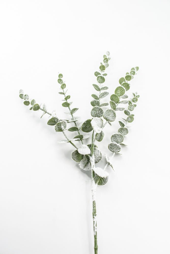 Artificial Green Snowy Eucalyptus Spray - 29" - Greenery MarketArtificial FloraXF246