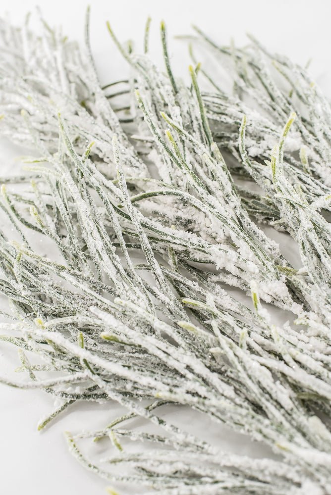 Artificial Green & Snowy Grass Hanging - 33.5" - Greenery MarketX1773-GW