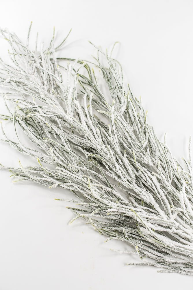 Artificial Green & Snowy Grass Hanging - 33.5" - Greenery MarketX1773-GW