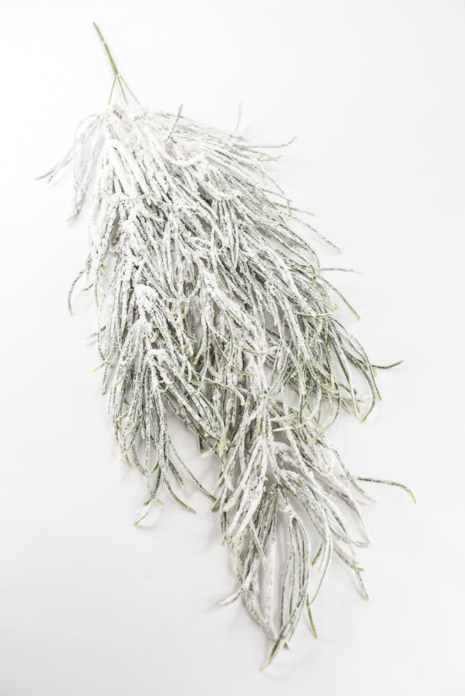 Artificial Green & Snowy Grass Hanging - 33.5" - Greenery MarketX1773-GW