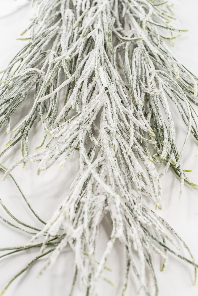 Artificial Green & Snowy Grass Hanging - 33.5" - Greenery MarketX1773-GW