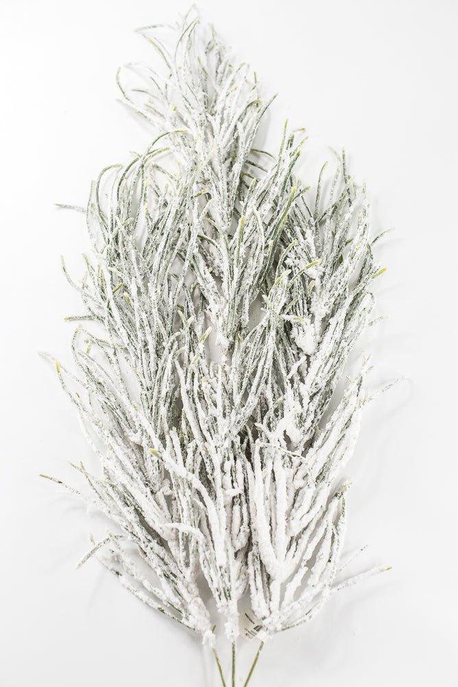Artificial Green & Snowy Grass Hanging - 33.5" - Greenery MarketX1773-GW
