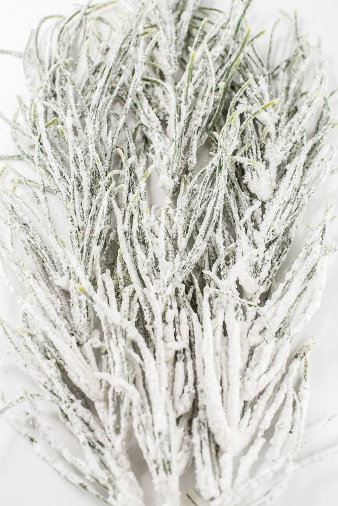 Artificial Green & Snowy Grass Hanging - 33.5" - Greenery MarketX1773-GW