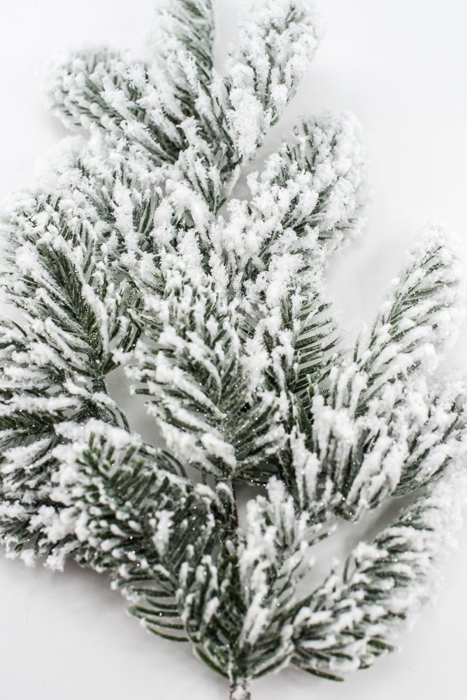 Artificial Green Snowy Noble Fir Spray - 21" - Greenery MarketArtificial FloraXS735-G