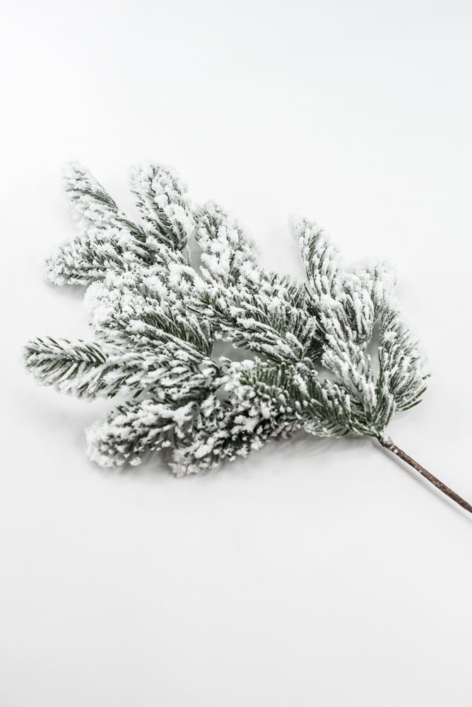 Artificial Green Snowy Noble Fir Spray - 21" - Greenery MarketArtificial FloraXS735-G