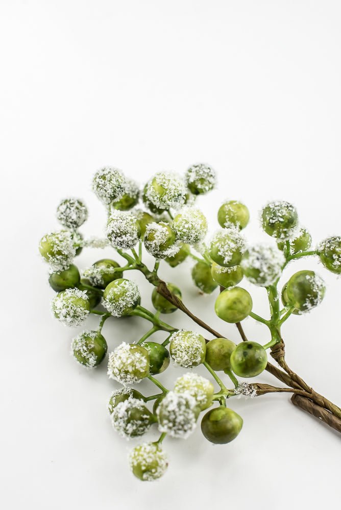 Artificial Green & White Snow Berry Pick - 16" - Greenery MarketArtificial FloraXB613-GW