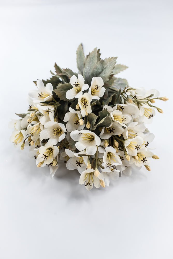 Artificial, Holiday Cream Freesia Bush - 22" - Greenery MarketArtificial Flora85857-CR