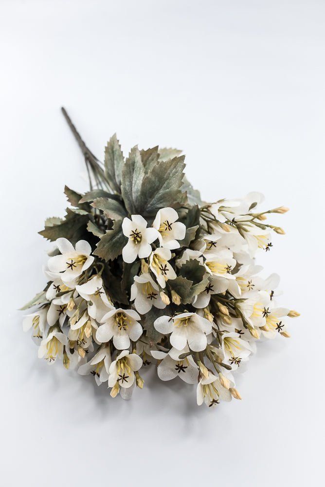 Artificial, Holiday Cream Freesia Bush - 22" - Greenery MarketArtificial Flora85857-CR