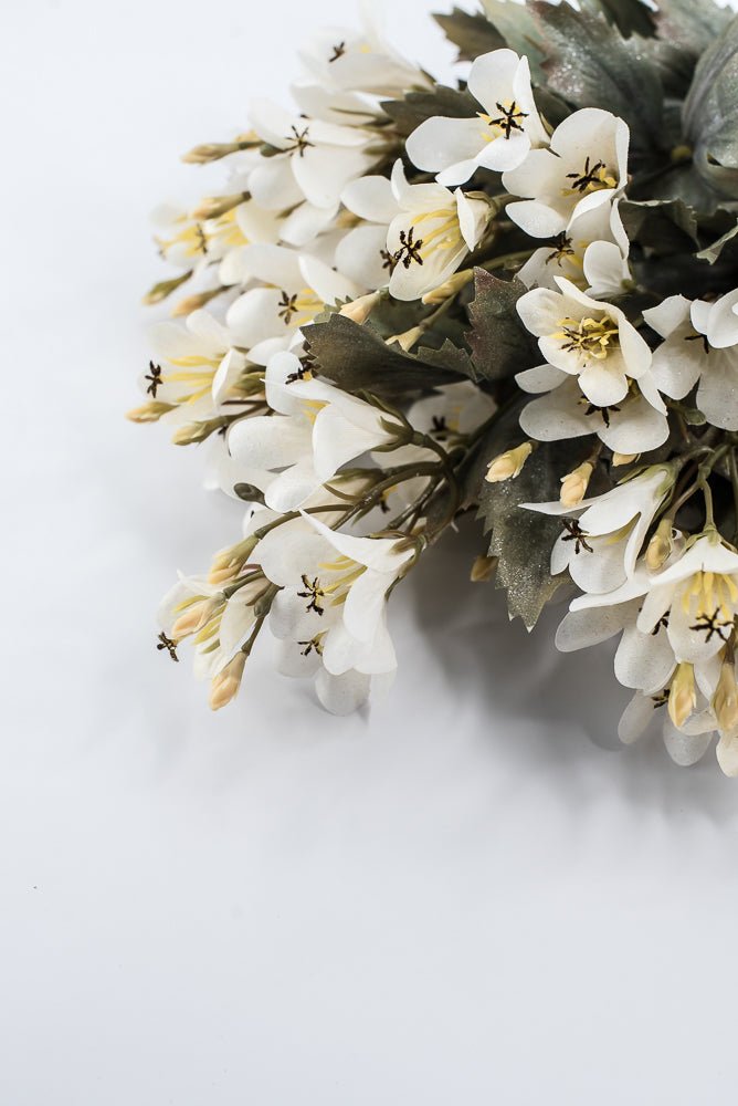 Artificial, Holiday Cream Freesia Bush - 22" - Greenery MarketArtificial Flora85857-CR