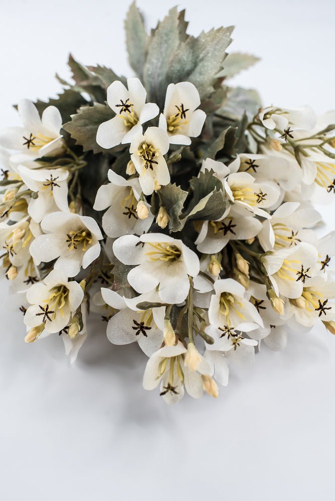 Artificial, Holiday Cream Freesia Bush - 22" - Greenery MarketArtificial Flora85857-CR