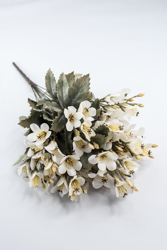 Artificial, Holiday Cream Freesia Bush - 22" - Greenery MarketArtificial Flora85857-CR