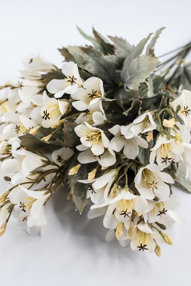 Artificial, Holiday Cream Freesia Bush - 22" - Greenery MarketArtificial Flora85857-CR