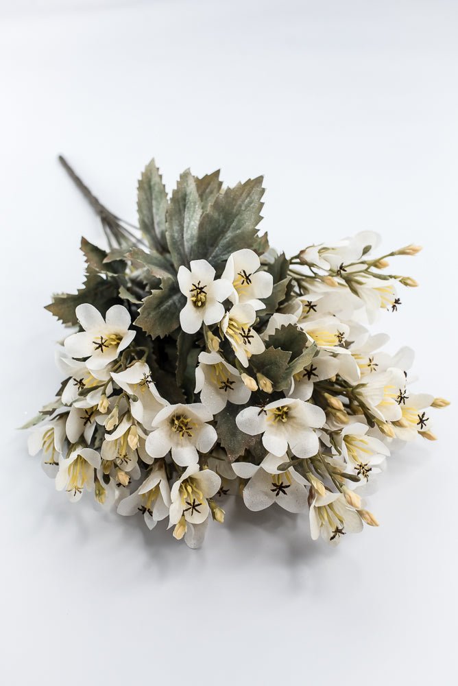 Artificial, Holiday Cream Freesia Bush - 22" - Greenery MarketArtificial Flora85857-CR