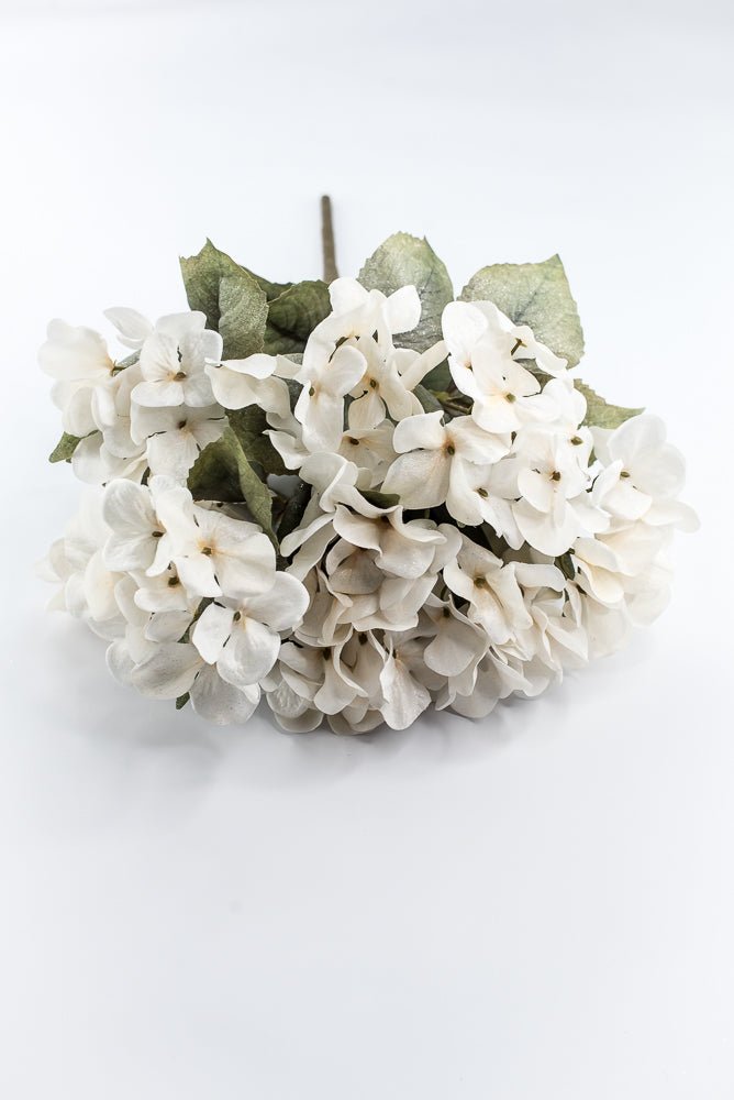 Artificial, Holiday Cream Hydrangea Bush - 20" - Greenery MarketArtificial Flora85859-CR