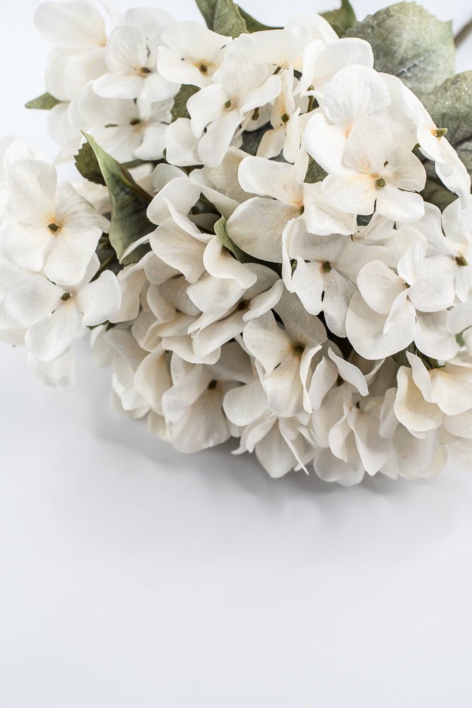 Artificial, Holiday Cream Hydrangea Bush - 20" - Greenery MarketArtificial Flora85859-CR