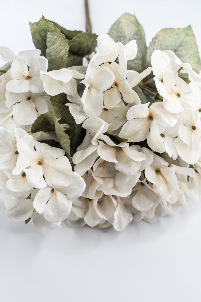 Artificial, Holiday Cream Hydrangea Bush - 20" - Greenery MarketArtificial Flora85859-CR