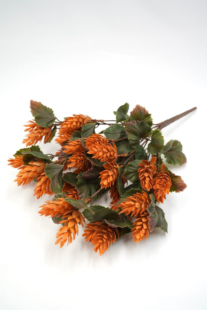 Artificial Hop Greenery Bush - Orange - Greenery Market28959