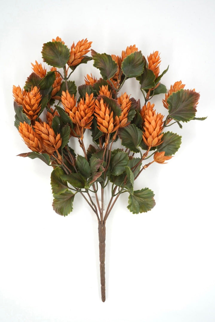 Artificial Hop Greenery Bush - Orange - Greenery Market28959