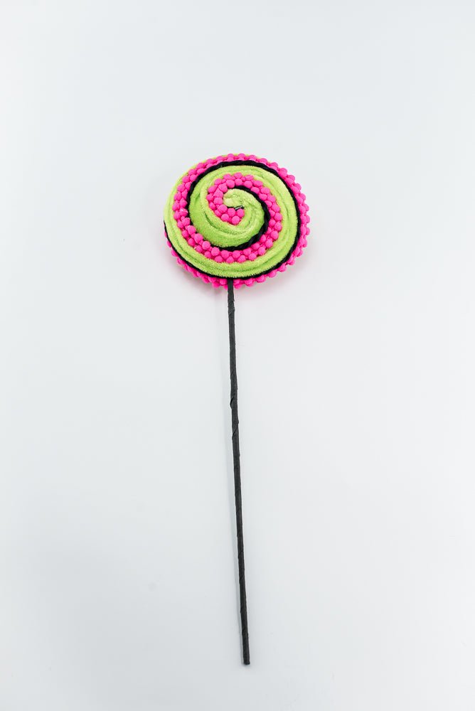 Artificial Hot Pink Lollipop Pick - 16" - Greenery MarketArtificial Flora57390HTPK