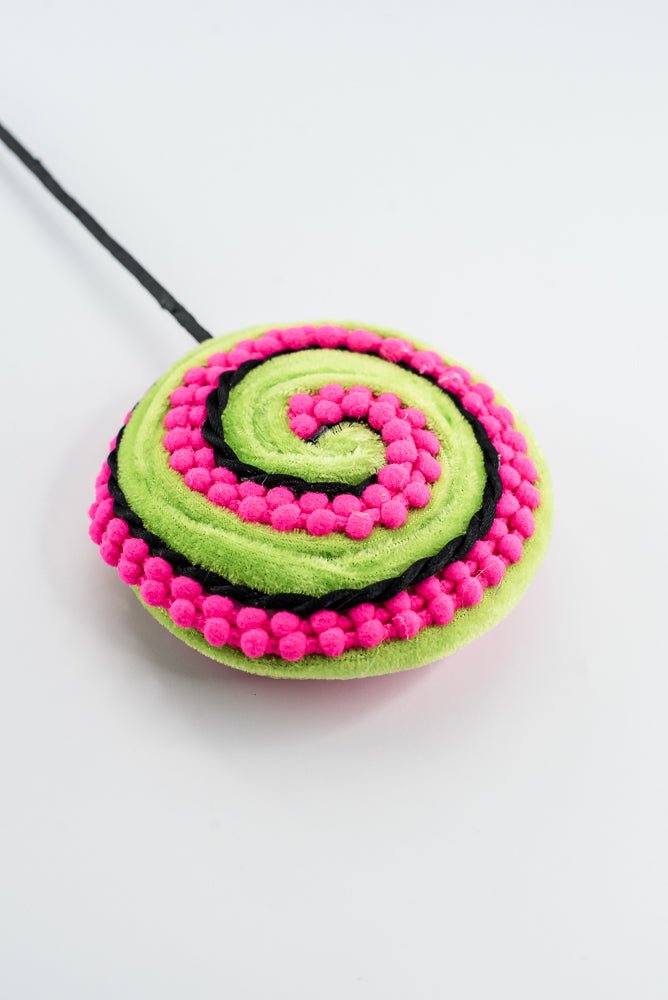 Artificial Hot Pink Lollipop Pick - 16" - Greenery MarketArtificial Flora57390HTPK