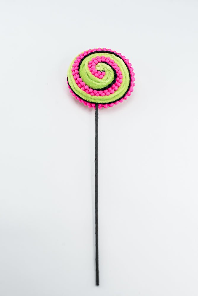 Artificial Hot Pink Lollipop Pick - 16" - Greenery MarketArtificial Flora57390HTPK