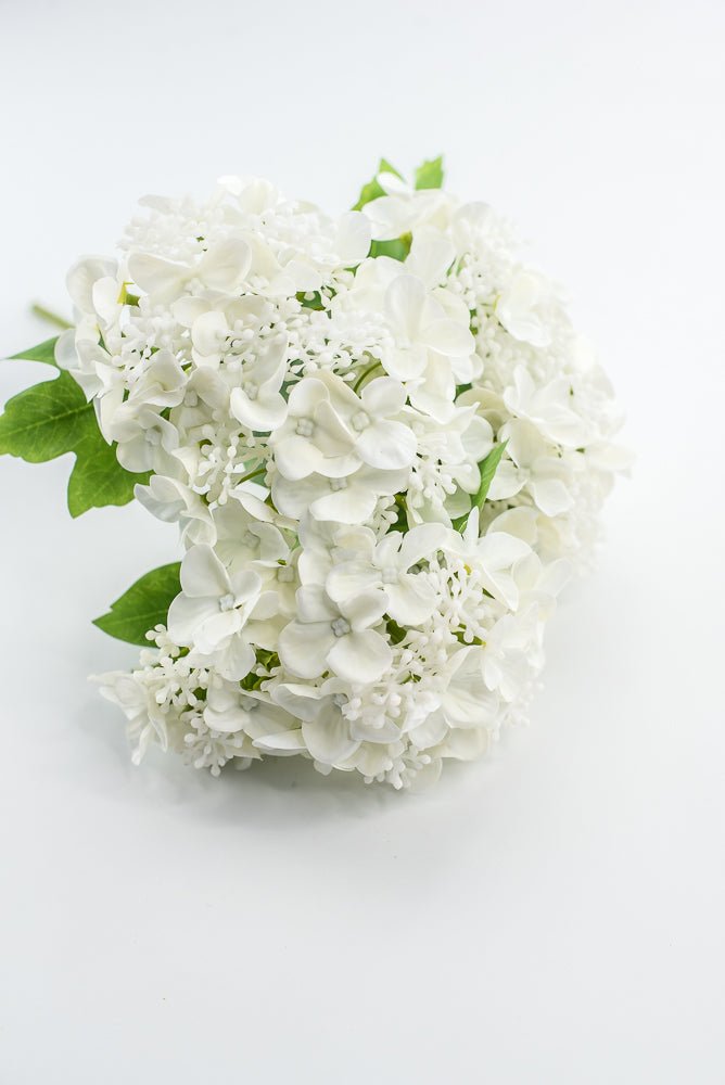 Artificial, Hydrangea Flower Bush - white - Greenery MarketMTF24412 WHT