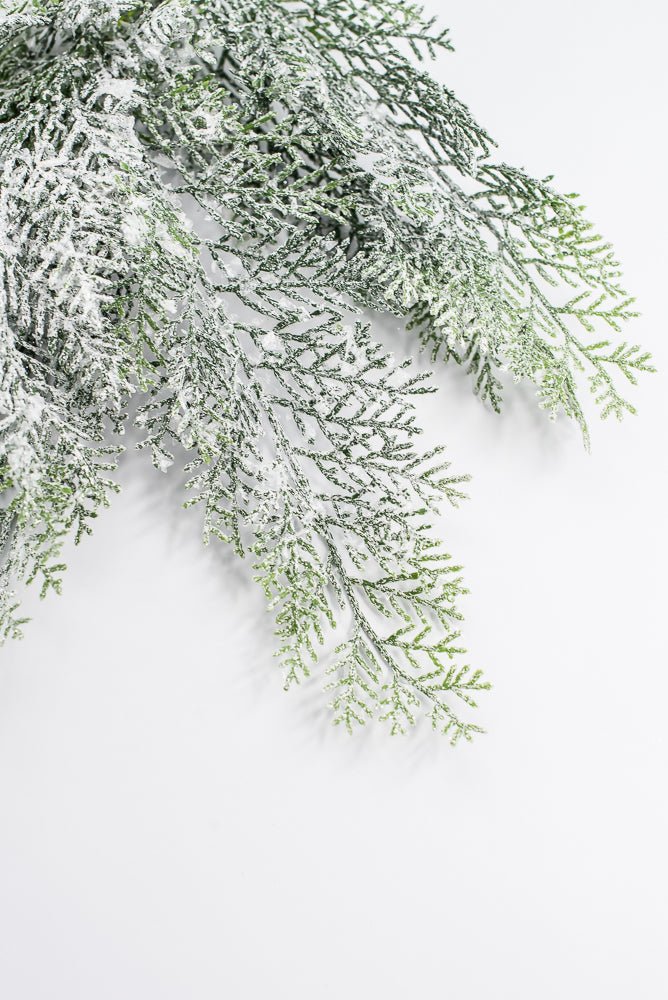 Artificial Ice Cedar Bush - 22" - Greenery MarketArtificial Flora86894ICE