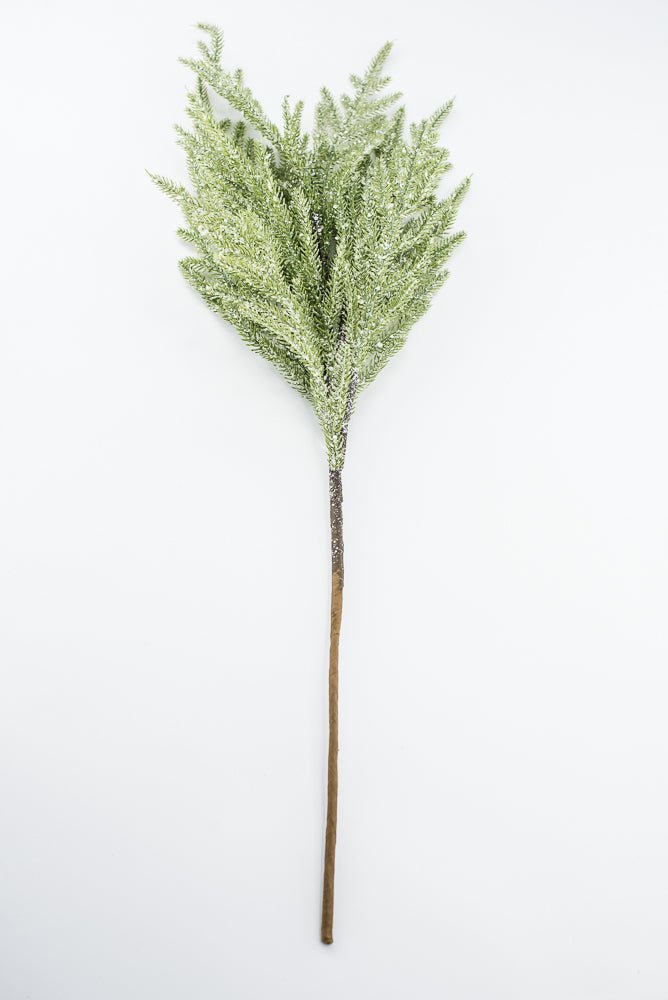 Artificial Ice Norfolk Pine Spray - 26" - Greenery Market86821ICE