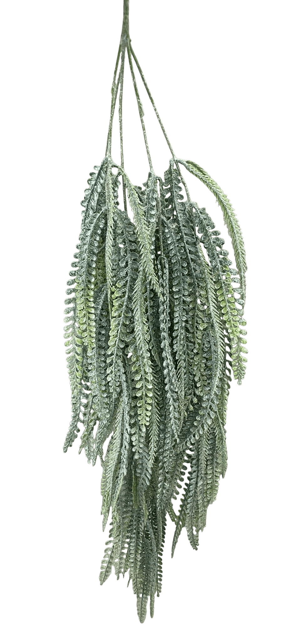 Artificial Ice Plastic Leaves Hanging Bush - 36" - Greenery Market86613ICE
