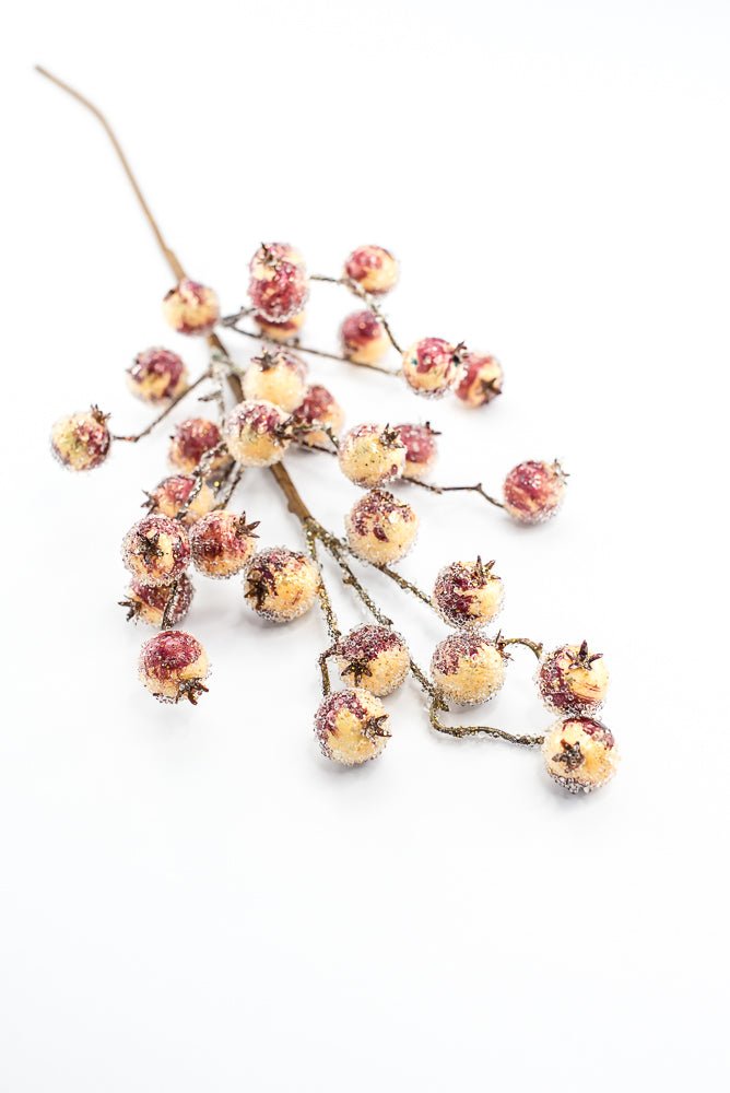 Artificial Iced Crabapple Spray - 27" - Greenery MarketArtificial Flowers228978