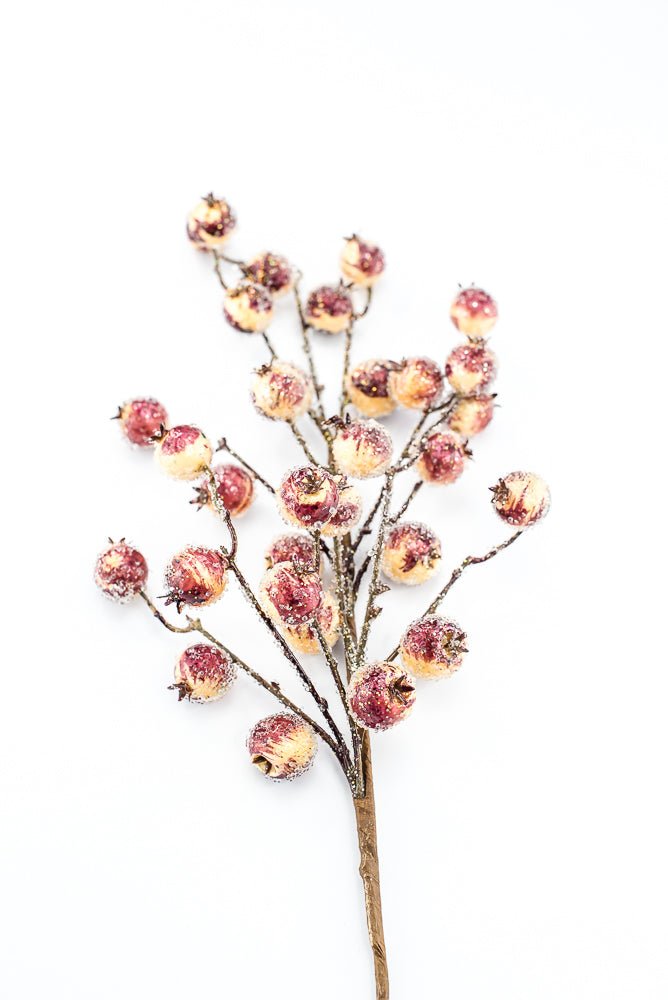 Artificial Iced Crabapple Spray - 27" - Greenery MarketArtificial Flowers228978