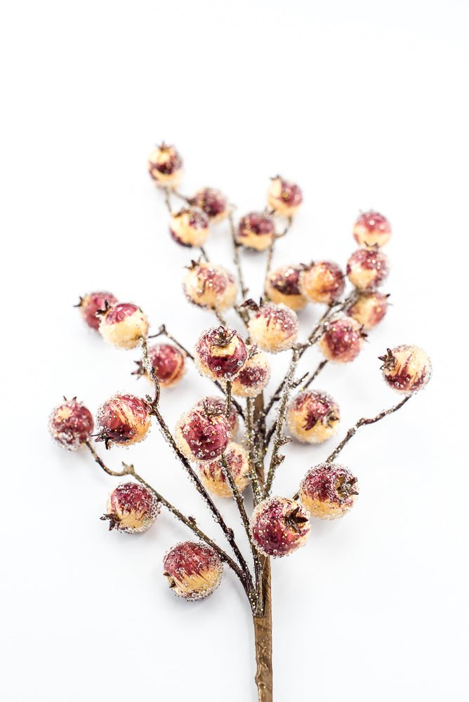 Artificial Iced Crabapple Spray - 27" - Greenery MarketArtificial Flowers228978