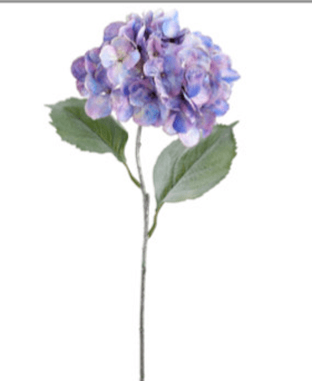 Artificial, Lavender Antique Metallic Hydrangea - 24" - Greenery MarketXFS918-LV