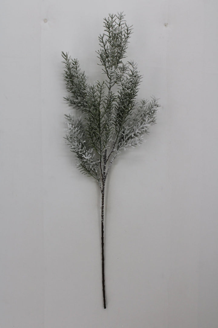 Artificial Leaf Spray With Snow - 33" - Greenery MarketArtificial Flora85977