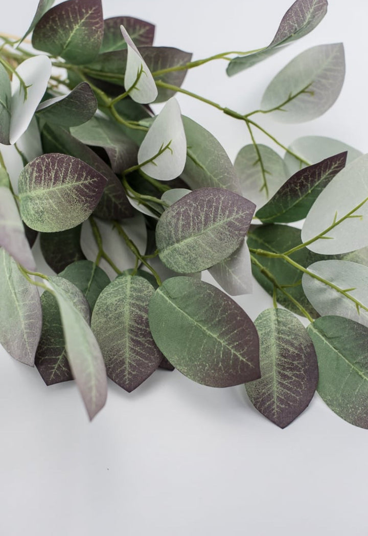 Artificial leaves bush - gray green plum - Greenery Market27750