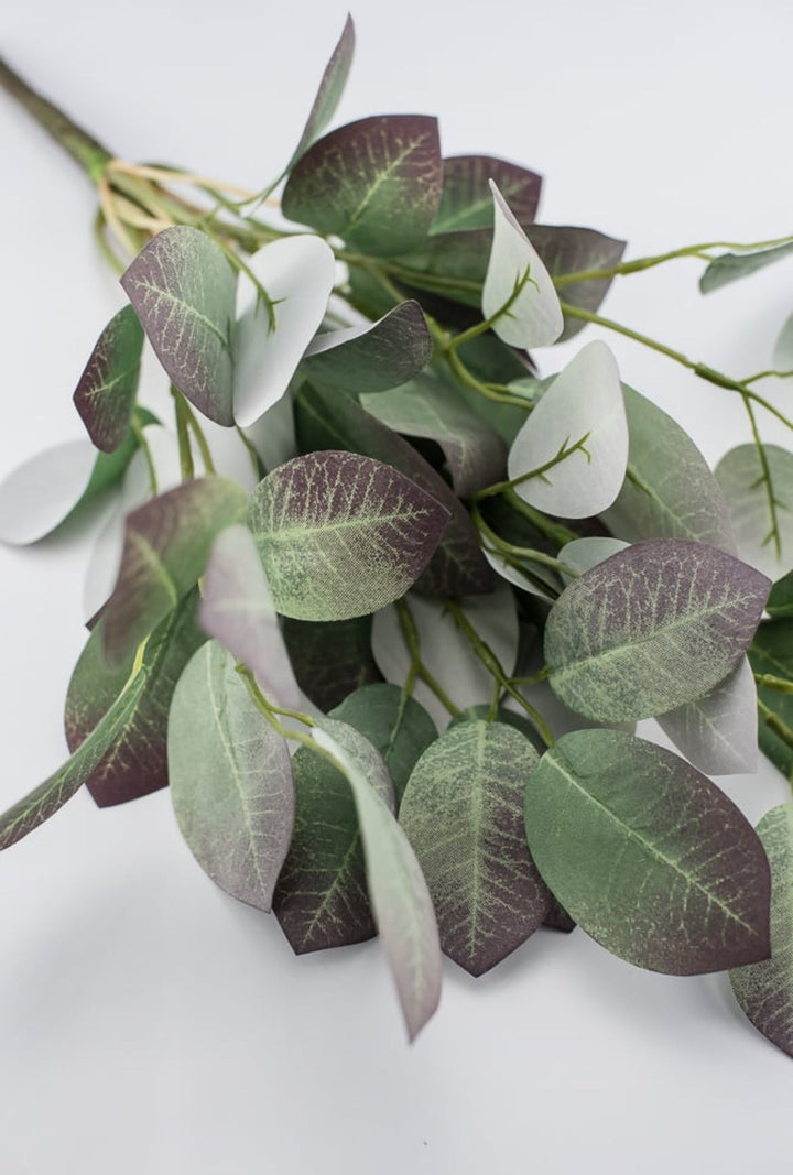 Artificial leaves bush - gray green plum - Greenery Market27750