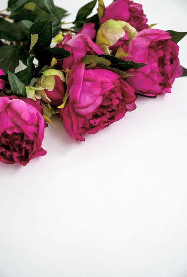 Artificial, Magenta, Peony Bush - Greenery Marketartificial flowers27180