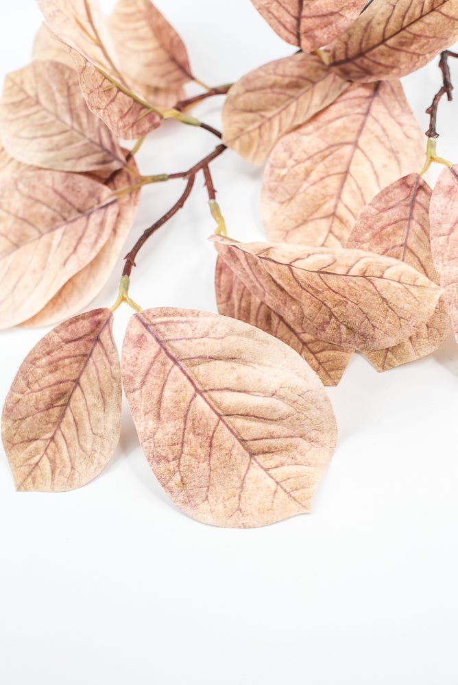 Artificial Magnolia Leaves Spray - beige brown - Greenery MarketArtificial Flora85320 - BEIGE