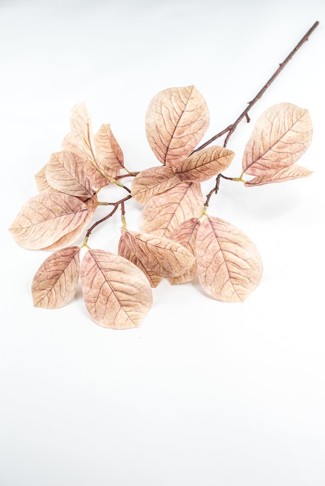 Artificial Magnolia Leaves Spray - beige brown - Greenery MarketArtificial Flora85320 - BEIGE