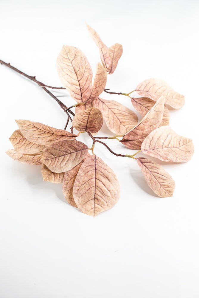 Artificial Magnolia Leaves Spray - beige brown - Greenery MarketArtificial Flora85320 - BEIGE