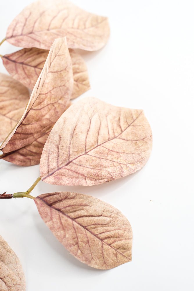 Artificial Magnolia Leaves Spray - beige brown - Greenery MarketArtificial Flora85320 - BEIGE