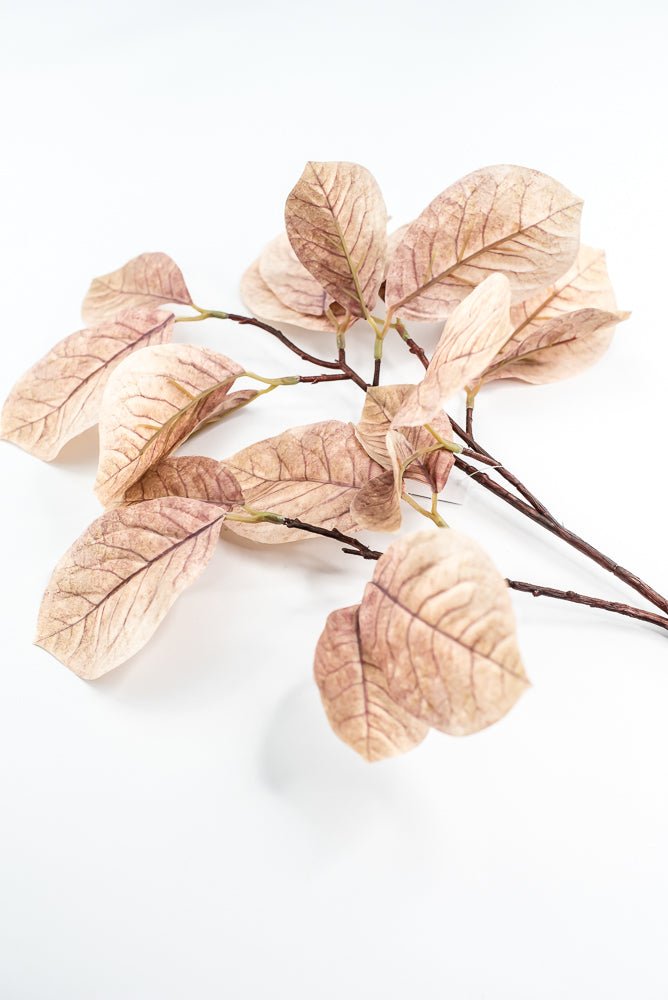 Artificial Magnolia Leaves Spray - beige brown - Greenery MarketArtificial Flora85320 - BEIGE