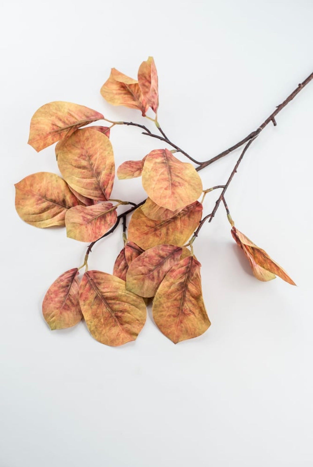Artificial Magnolia Leaves Spray - flame - Greenery MarketArtificial Flora85320-YELOR