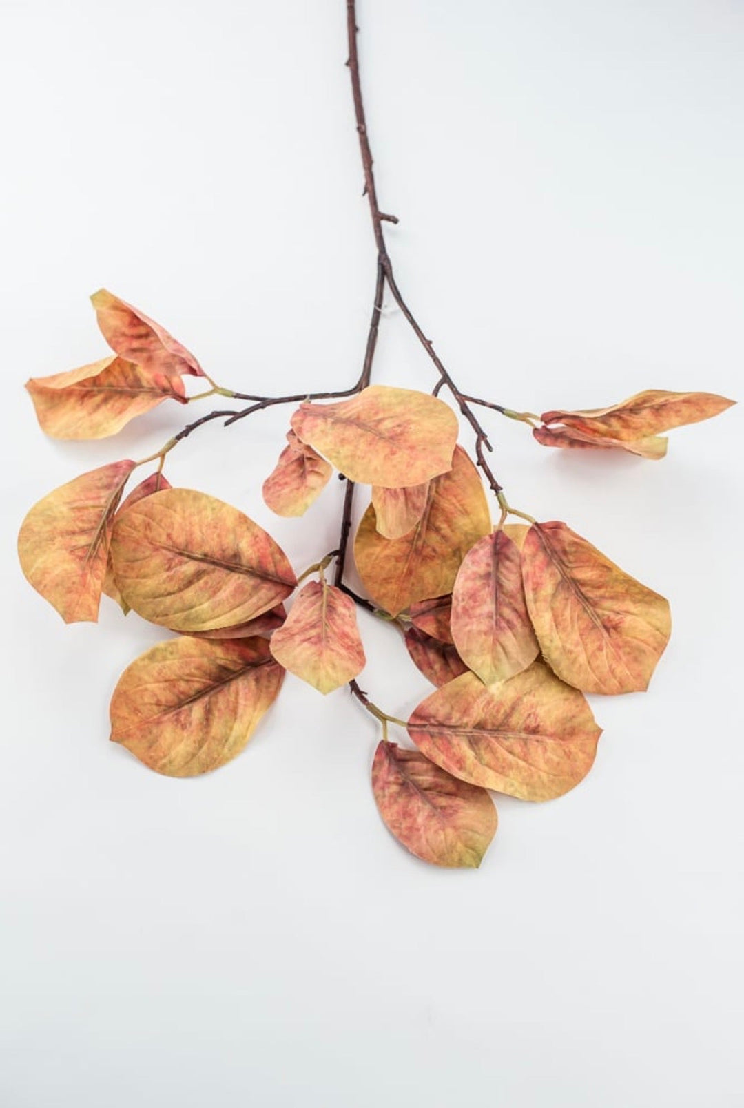 Artificial Magnolia Leaves Spray - flame - Greenery MarketArtificial Flora85320-YELOR