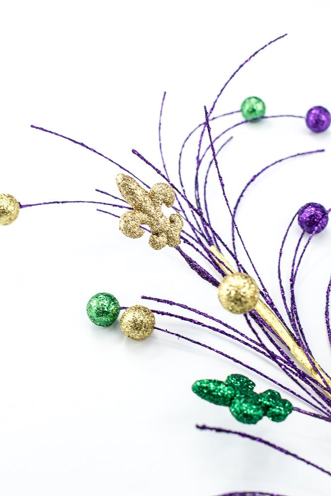Artificial Mardi Gras Jester Hat Spray - 29" - Greenery MarketHoliday Decorations64076MG
