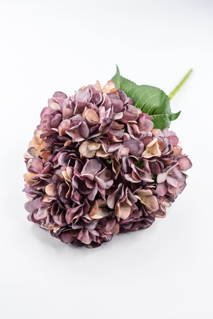 Artificial Mauve Hydrangea Bush - 19" - Greenery MarketArtificial Flowers57465MV